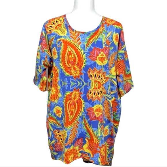 LuLaRoe Irma Hi Lo Tunic Top Sz XS - Picture 1 of 9